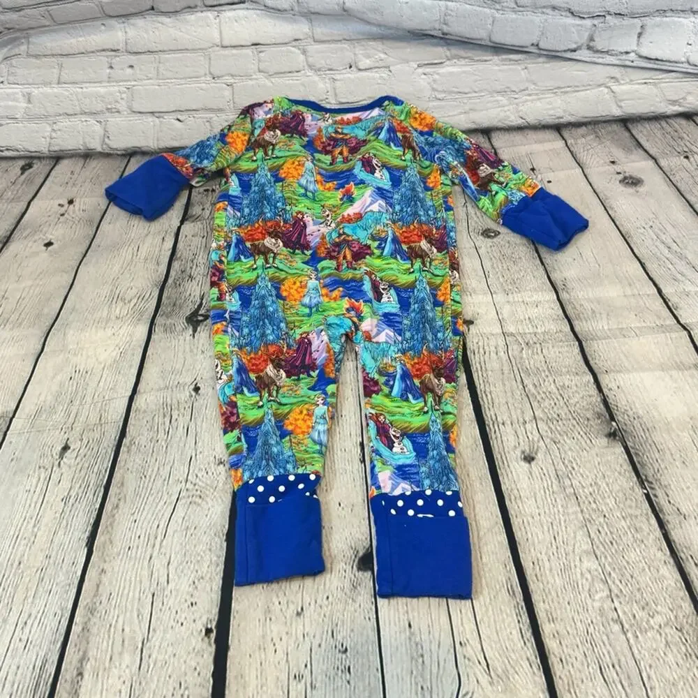 Bamboo Necessities Frozen Bamboo Zippie Romper